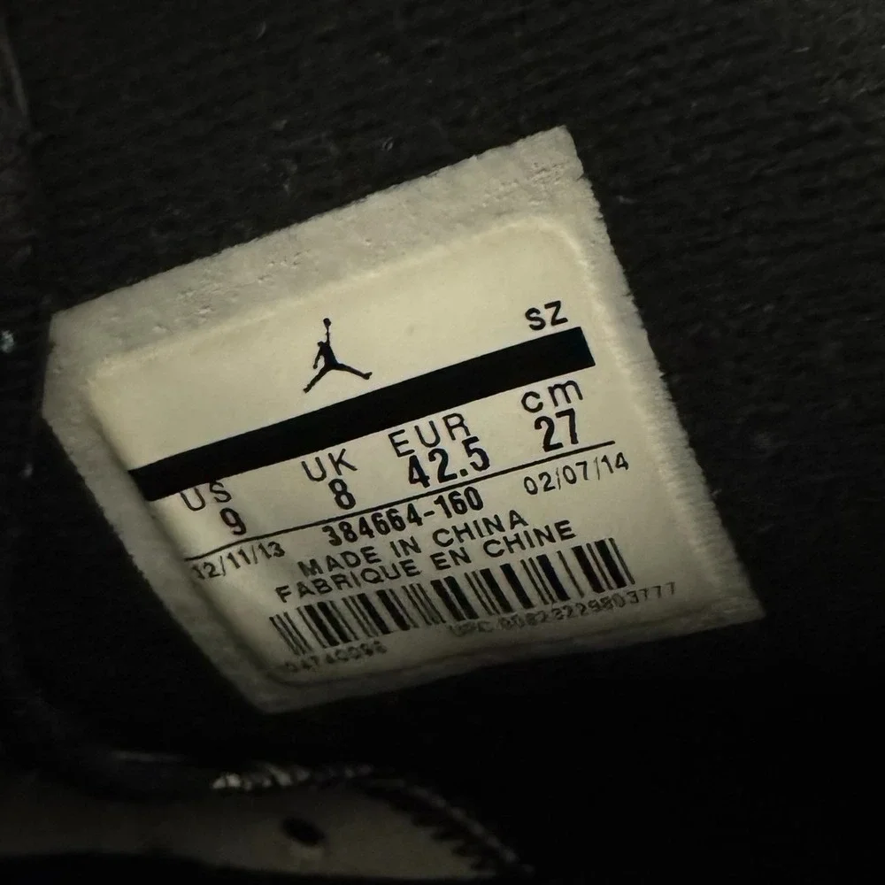 Nike‎ Air Jordan XI Retro 72-10 Black Gym White 378037-002 Mens Basketball Shoes